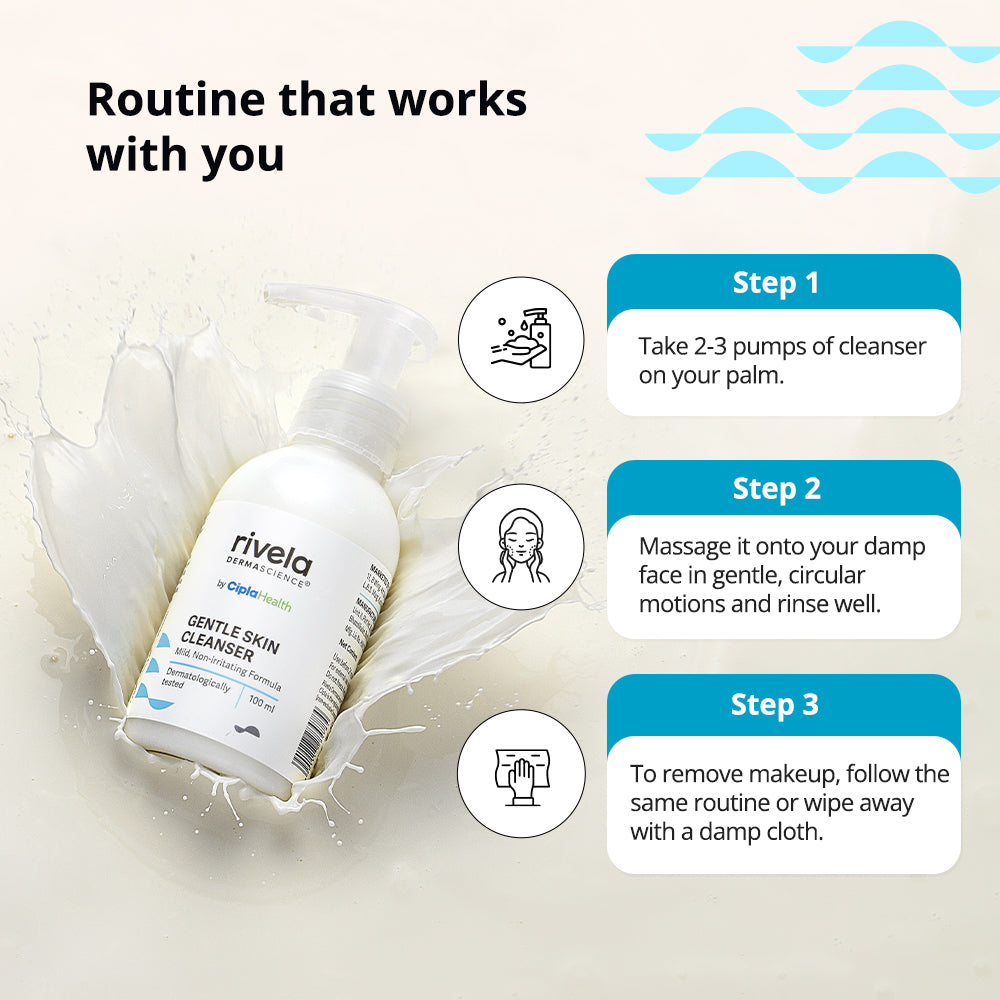 Gentle Skin Cleanser - Rivela Dermascience