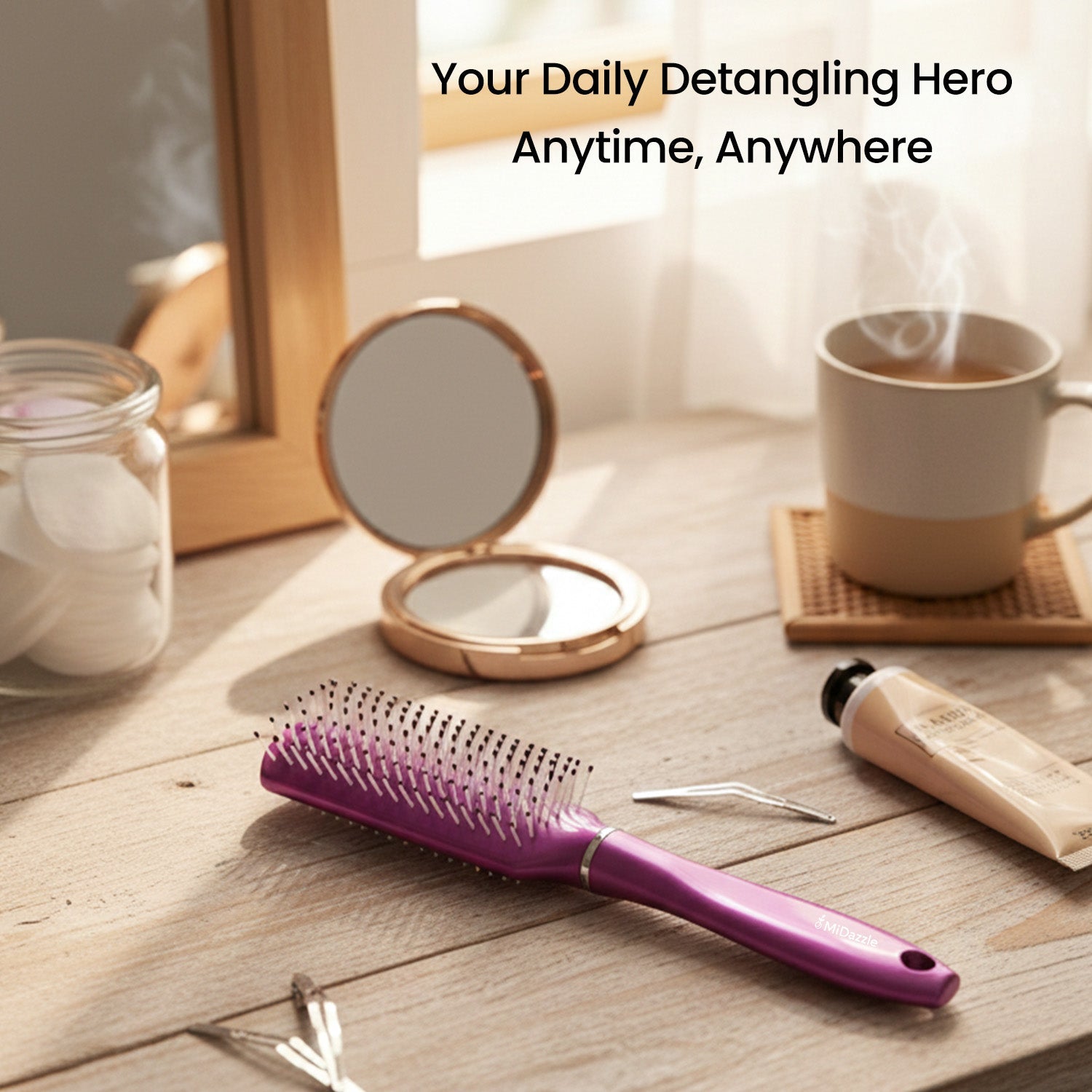 MiDazzle Styling Hair Brush (Neo) MIHB0038 - Distacart
