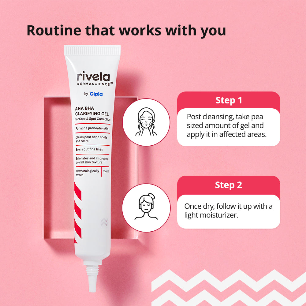 AHA BHA Clarifying Gel - Rivela Dermascience