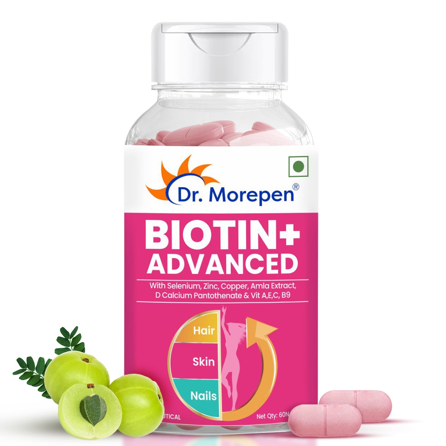 Dr Morpen Biotin+ Advanced Tablets - Distacart