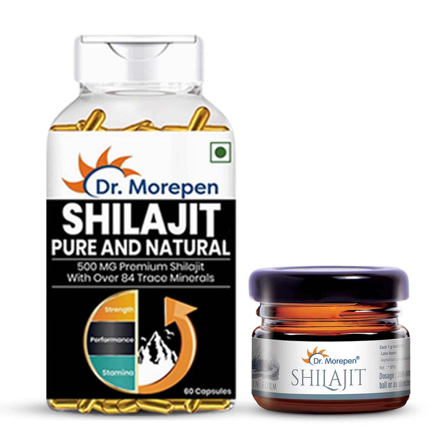 Dr Morpen Sj Resin & Sj Capsules-Stamina & Strength Booster/Mineral Rich Endurance Enhancer - Distacart