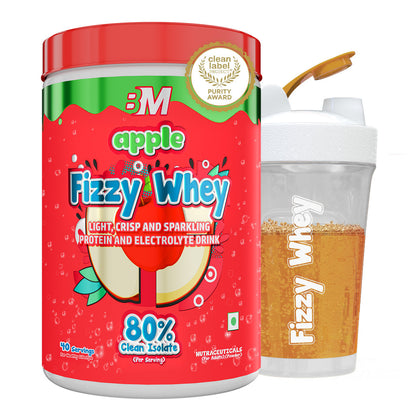 Big Muscles Nutrition Fizzy Whey & Shaker Combo - Distacart