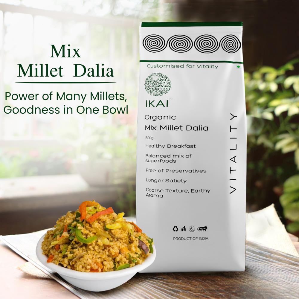 IKAI Organic Mix Millet Dalia