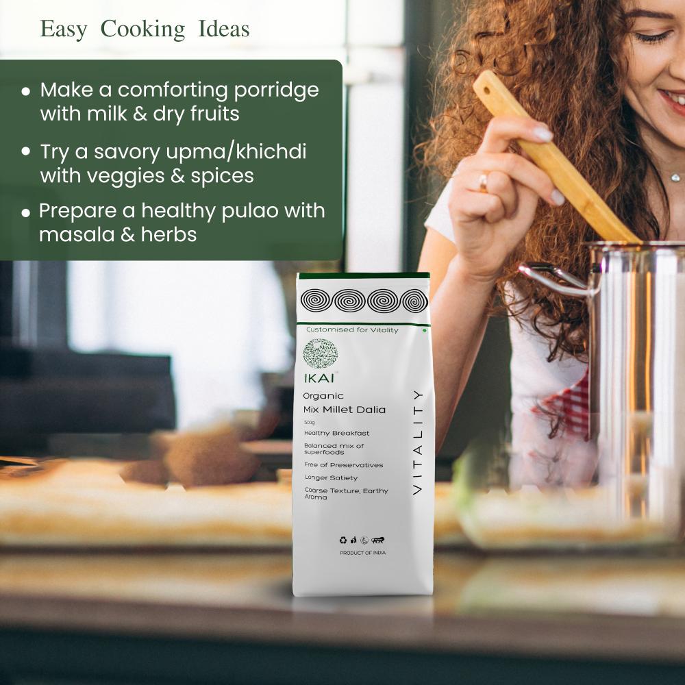 IKAI Organic Mix Millet Dalia