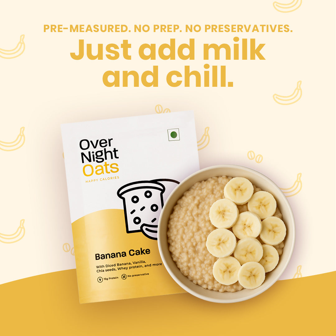 OverNightOats Banana Cake