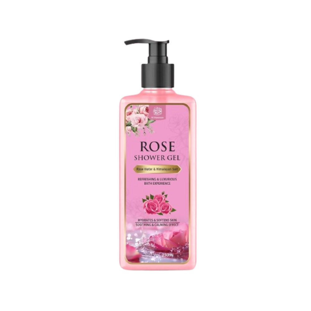 Al Masnoon Rose Shower Gel with Himalayan Pink Salt – Luxurious - Distacart