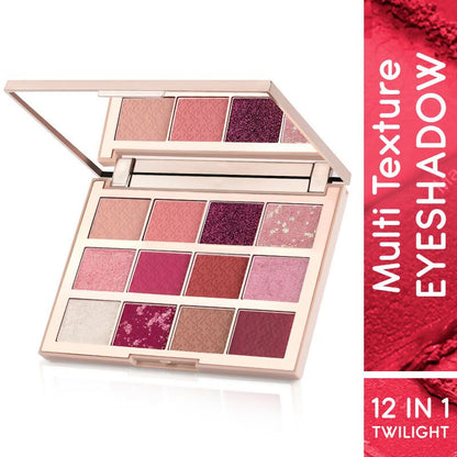 Kay Beauty Multi Texture Eyeshadow Palette - Twilight - Distacart