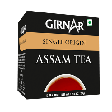Girnar Single Origin Black Tea Bags - Assam Tea - Distacart