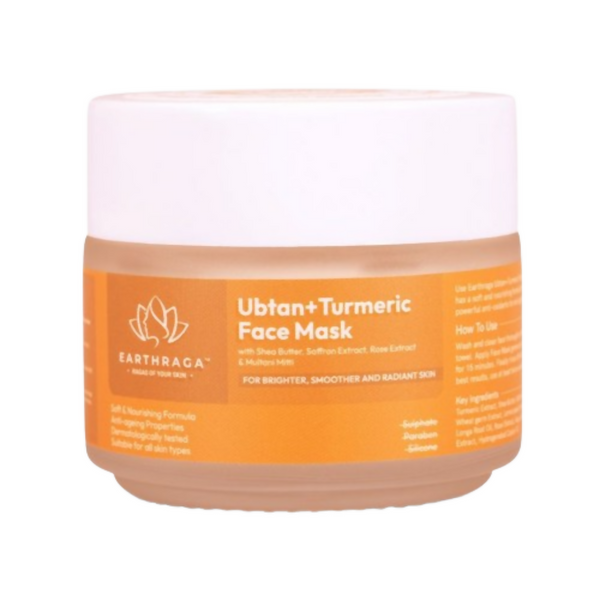 Earthraga Ubtan And Turmeric Face Mask - Distacart