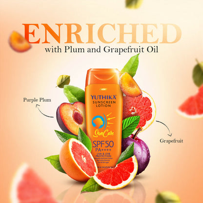 Yuthika Sunscreen Lotion Spf 50 Pa+++ - Distacart