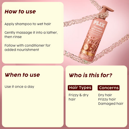 PLIX The Plant Fix Flaxseed Ultrasmooth Advanced Shampoo - Distacart