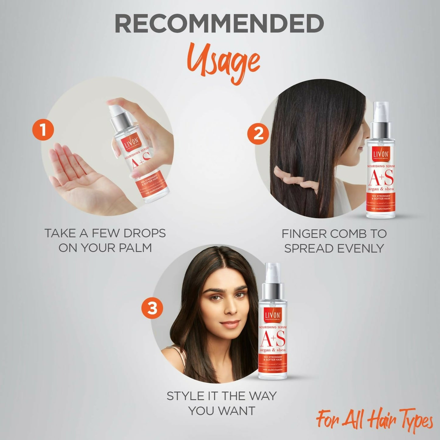 Livon Professional Nourishing Serum With Argan, Shea & Multivitamins - Distacart
