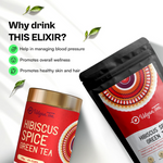 Thumbnail for Udyan Tea Hibiscus Spice Green Tea - Dista