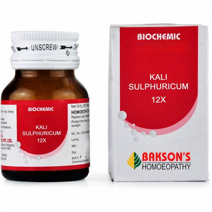 Bakson's Homeopathy Kali Sulphuricum Biochemic Tablets - Distacart