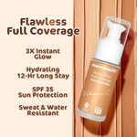 Thumbnail for Mamaearth Hydra-Glow Full Coverage Foundation With Vitamin C & Turmeric - Sun Glow - Distacart