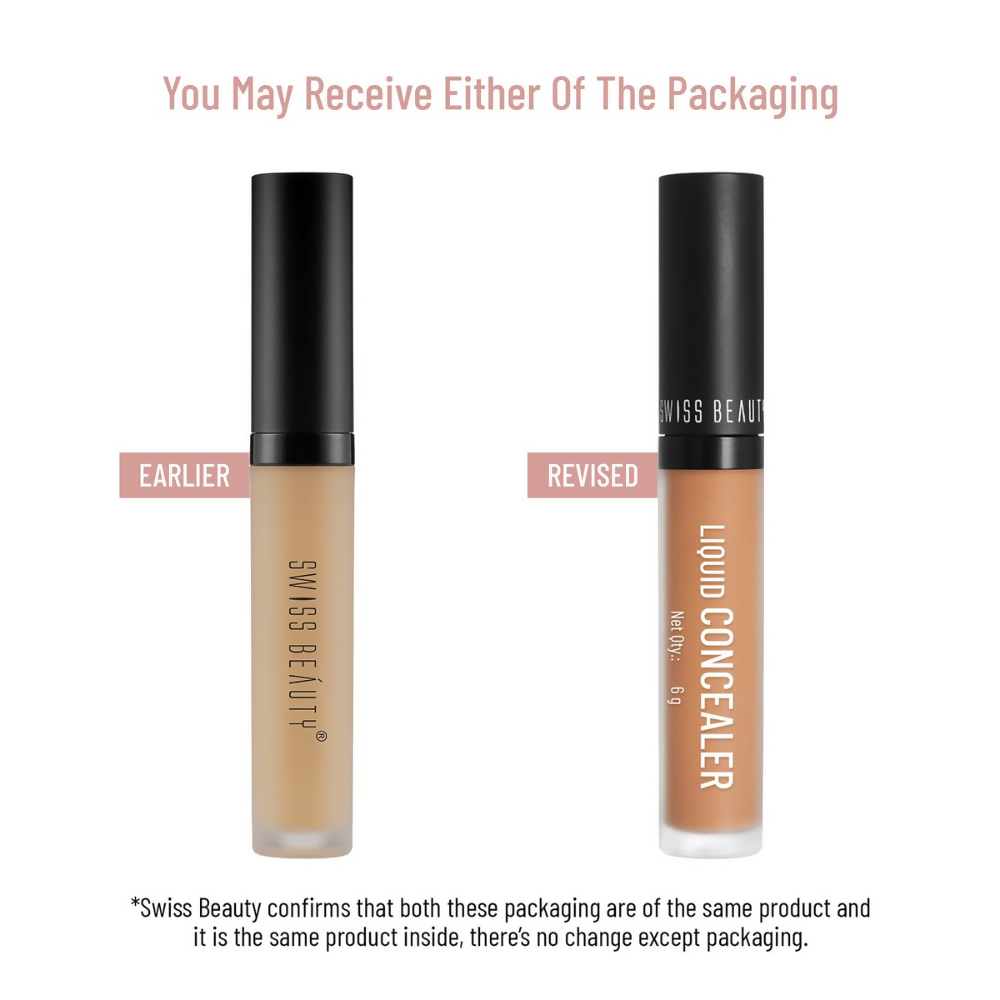 Swiss Beauty Liquid Light Weight Concealer With Full Coverage - Dista