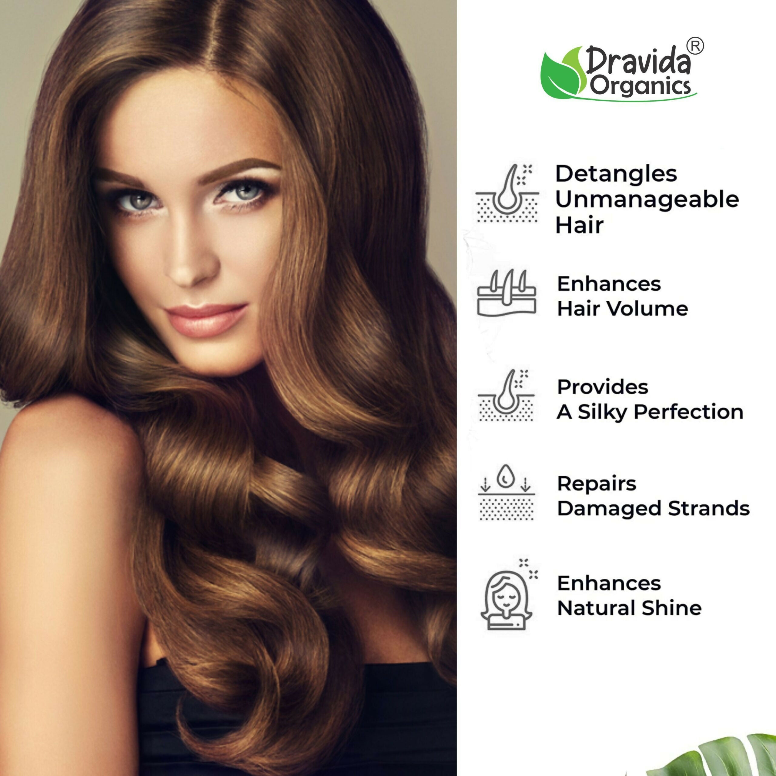 Dravida Organics Red Onion Black Seed Oil Hair Conditioner - Dista