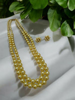 Thumbnail for Inhanns Everyday Workwear Pearl Set (Double Layered Pearls) - Yellow - Distacart