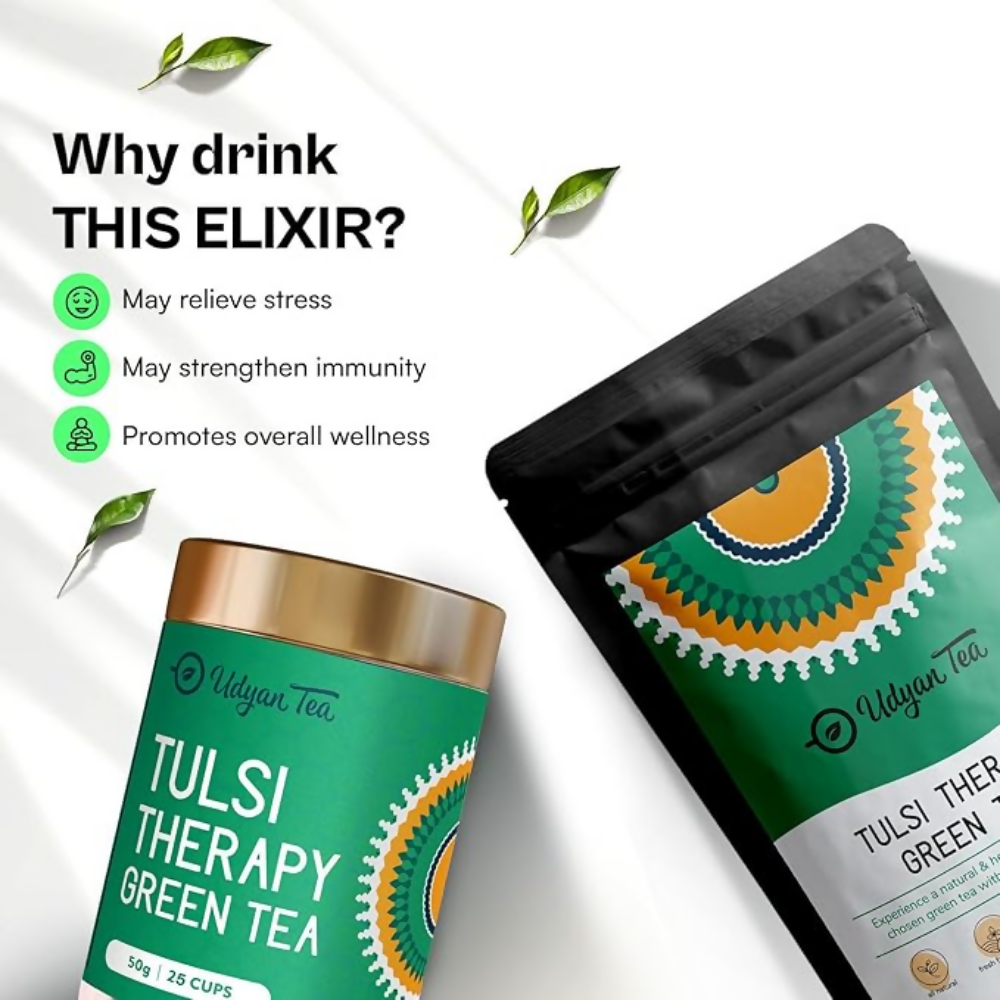 Udyan Tea Tulsi Therapy Green Tea - Dista