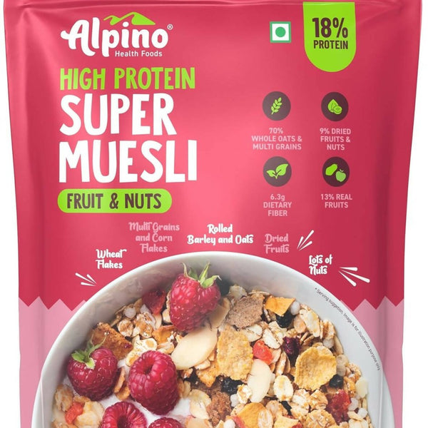 Alpino High Protein Super Muesli Fruit & Nuts - Distacart