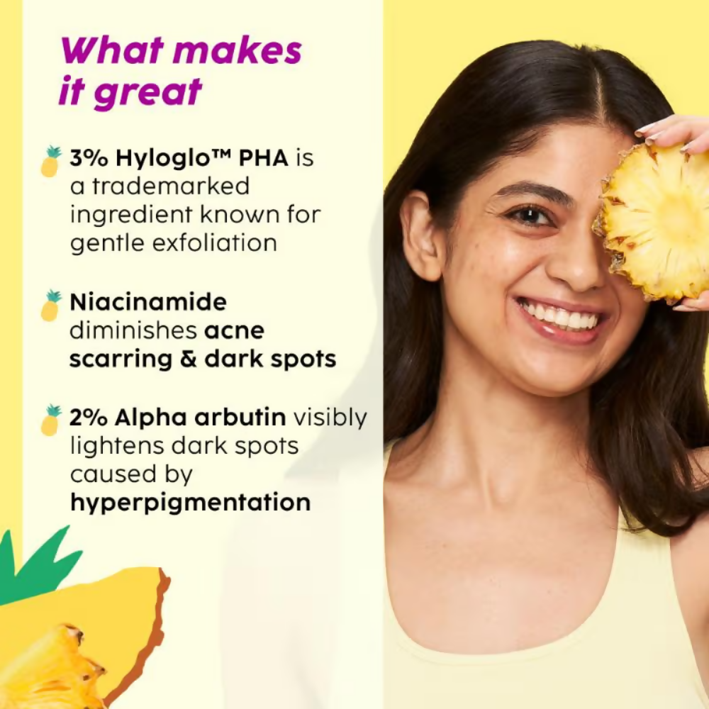 PLIX The Plant Fix Pineapple Depigmentation Regime With Toner, Cleanser & Moisturizer - Distacart