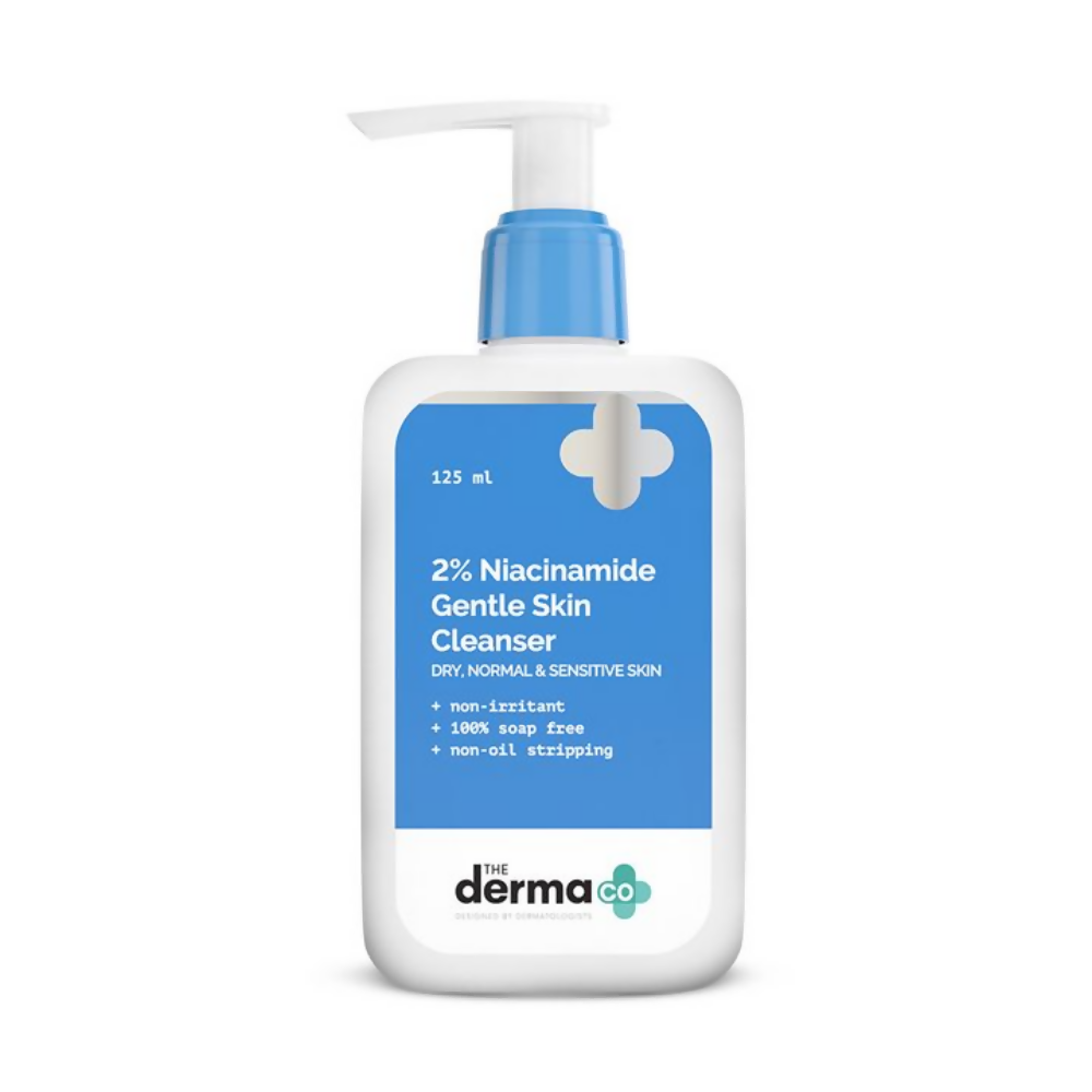 The Derma Co 2% Niacinamide Gentle Skin Cleanser for Sensitive, Dry & Normal Skin - Distacart