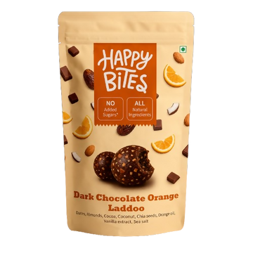 Happy Bites Dark Chocolate Orange Laddoo - Dista