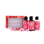 Thumbnail for The Love Co. Japanese Cherry Blossom Bath And Body Care Gift Set Box Kit - Distacart