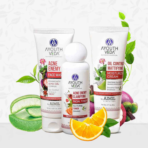 Ayouthveda Anti Acne CTM Regimen Combo