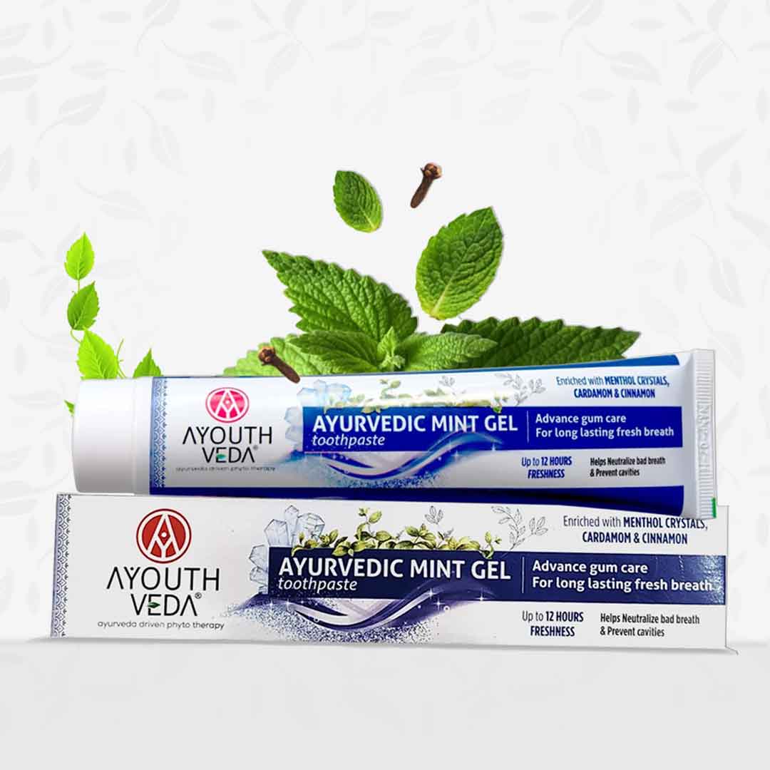 Ayouthveda Ayurvedic Mint Gel Toothpaste - Distacart