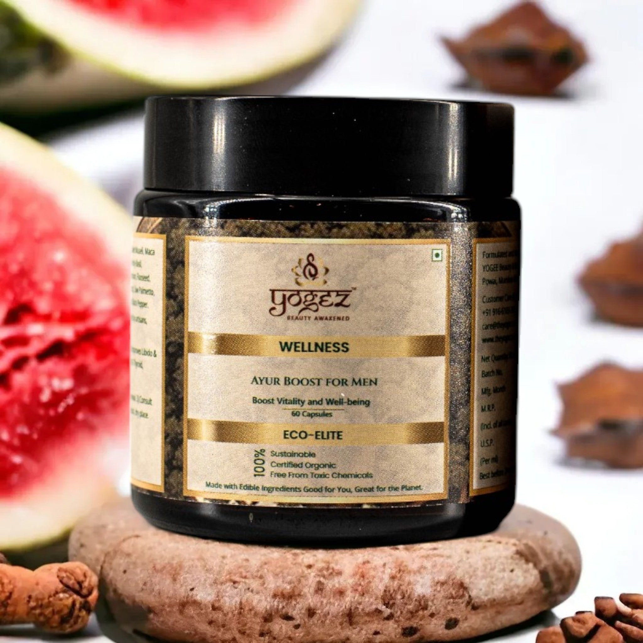 Yogez Ayur Boost for Men- A Herbal Supplement for Holistic Health - Distacart