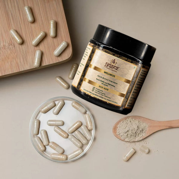 Yogez Ayur Boost for Men- A Herbal Supplement for Holistic Health - Distacart