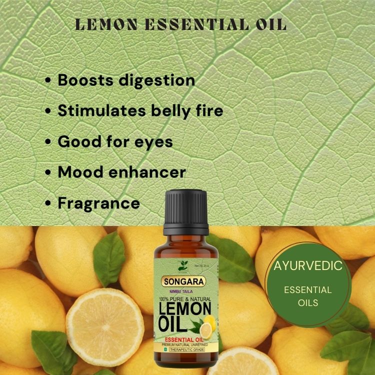 Songara Lemon Essential Oil - Dista
