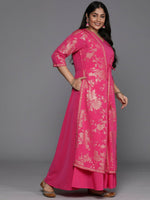 Thumbnail for Ahalyaa Women's Traditional wear Ethnic Dress - Pink - Distacart