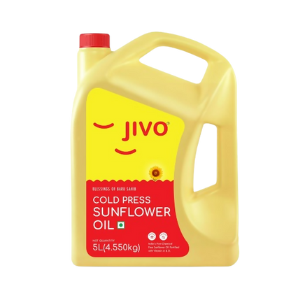 Jivo Cold Pressed Unrefined Sunflower Oil - Dista