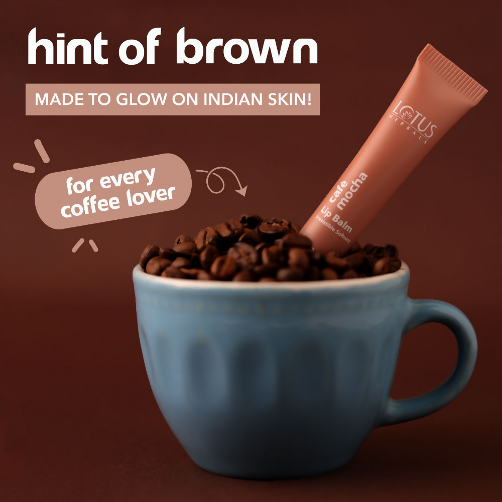 Buy Lotus Herbals Lip Balm With SPF 15 - Cafe Mocha Online