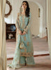 Prazu Fashion Sky Blue Georgette Embroidered Palazzo Suit - Distacart