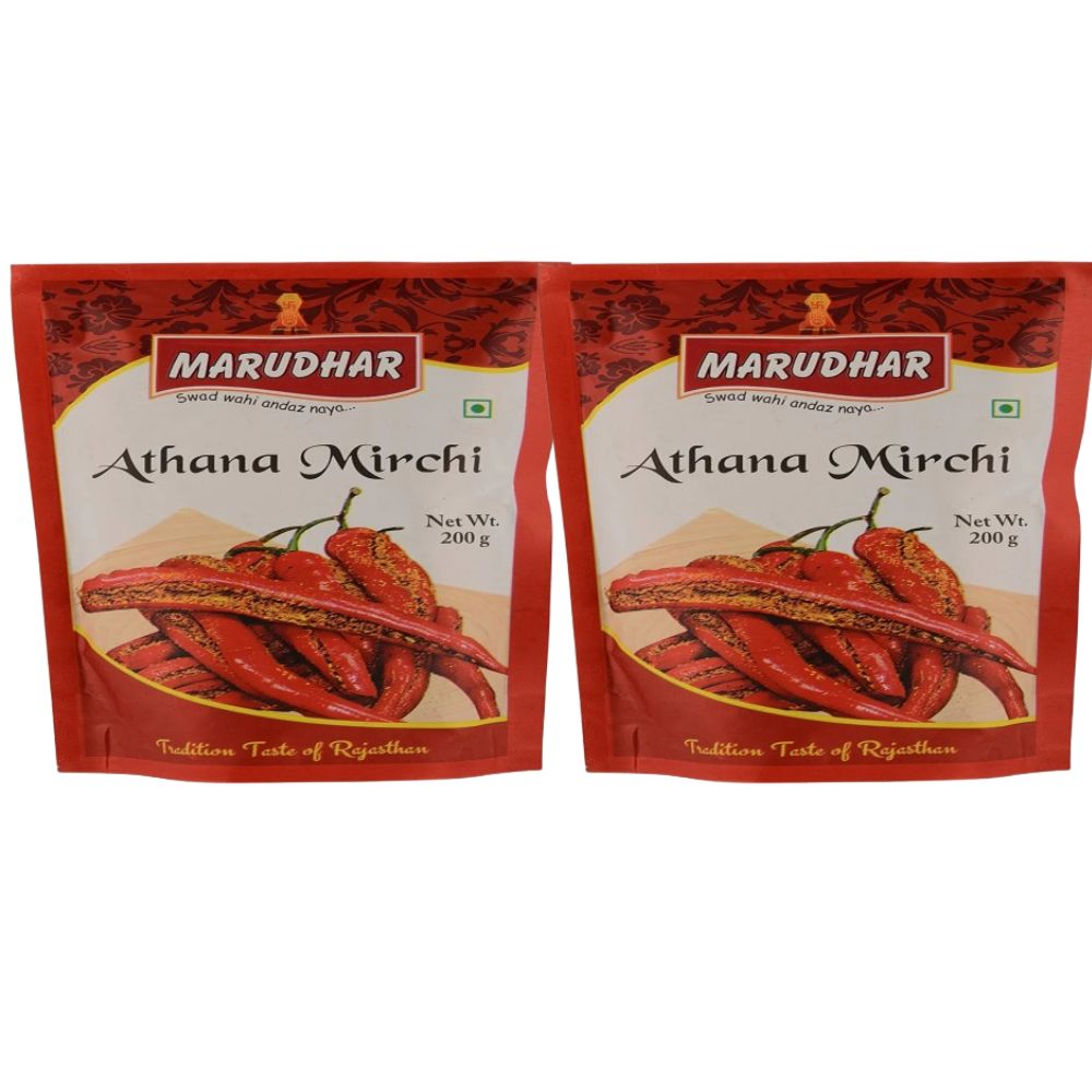 Delight Foods Marudhar Athana Mirchi Long Red Chilli Pickle - Distacart