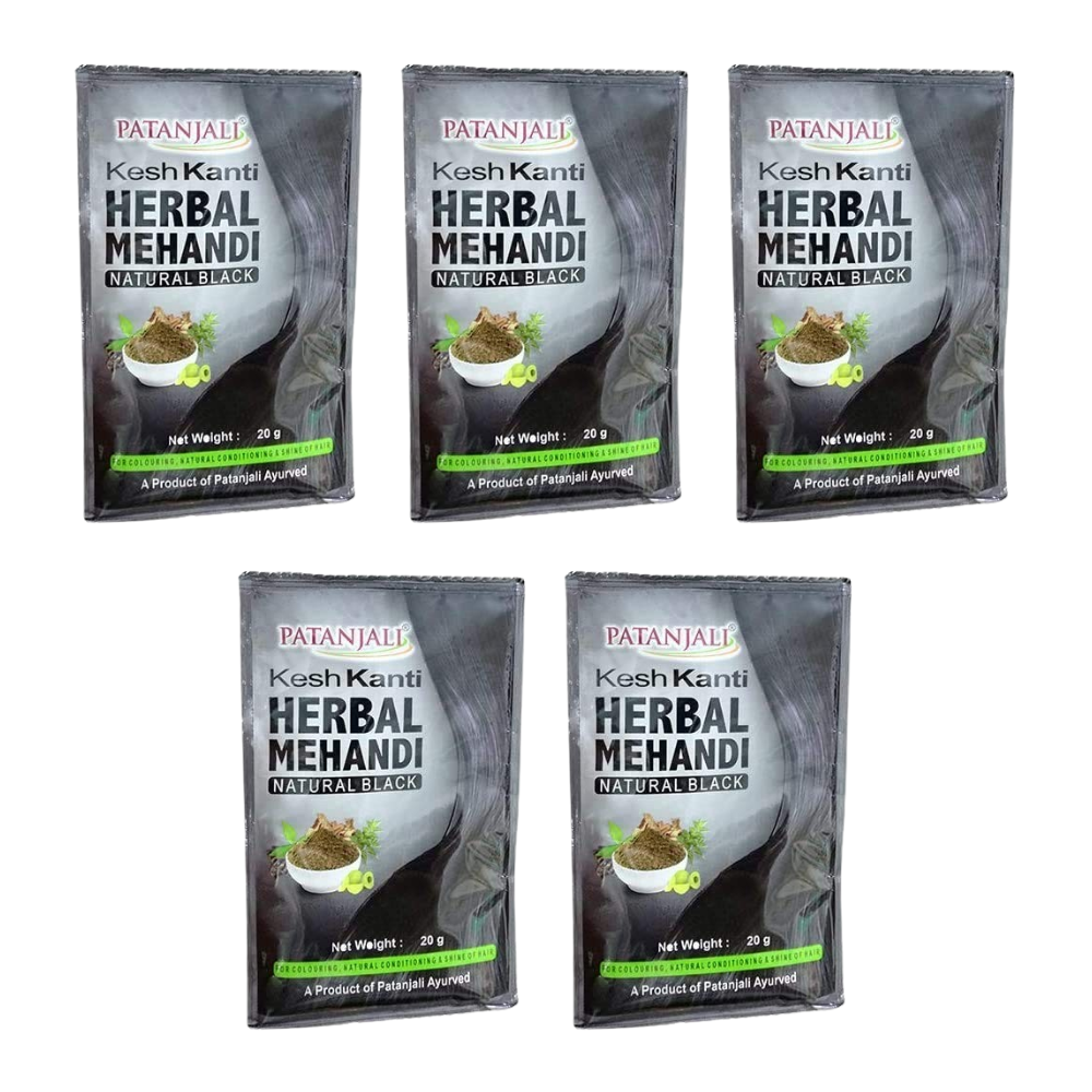 Patanjali Kesh Kanti Herbal Mehndi (Natural Black) - Distacart