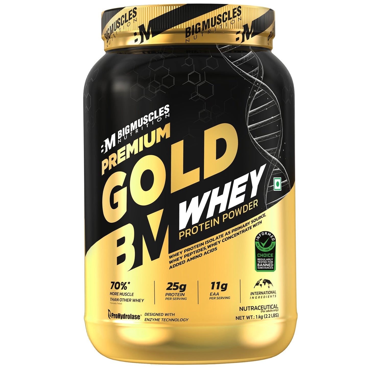 Big Muscles Nutrition Premium Gold Whey Protein - Distacart