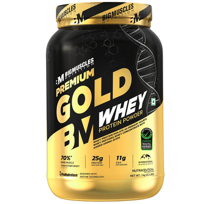 Big Muscles Nutrition Premium Gold Whey Protein - Distacart