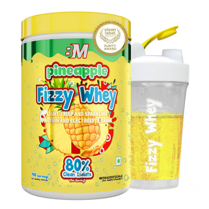 Big Muscles Nutrition Fizzy Whey & Shaker Combo - Distacart