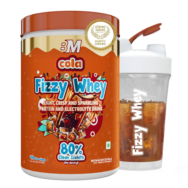 Big Muscles Nutrition Fizzy Whey & Shaker Combo