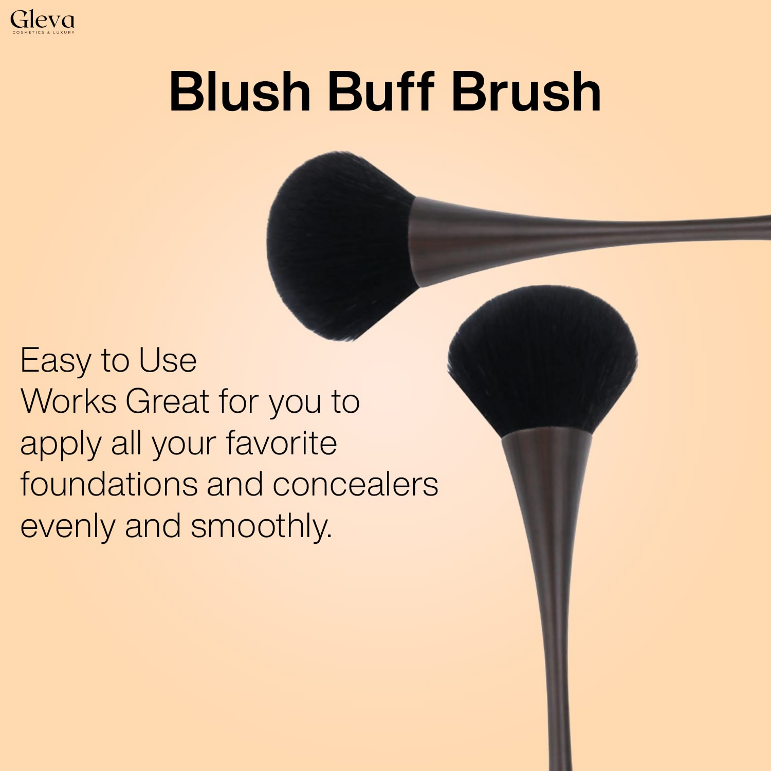 Gleva Ultimate Blend Makeup Brush - Dark Wood - Distacart