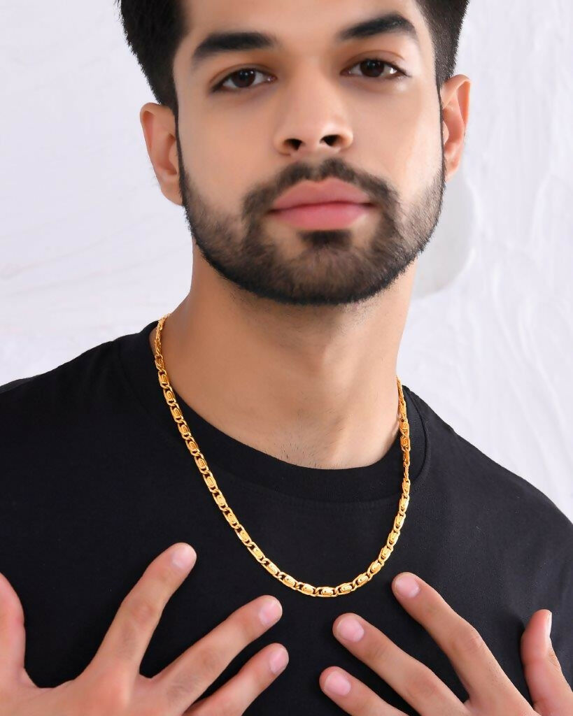 VOJ Gold-Plated Statement Chain - Distacart