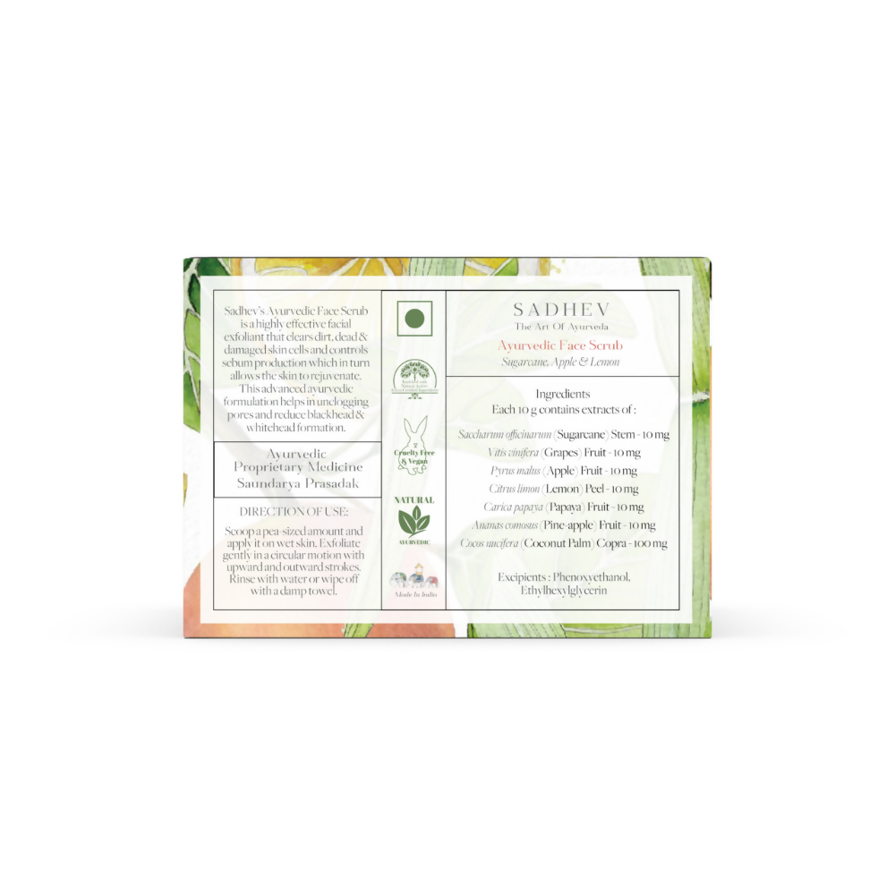 Sadhev Ayurvedic Face Scrub - Distacart
