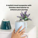Thumbnail for Udyan Tea Stainless Steel Insulated Mug - Frost Blue - Dista