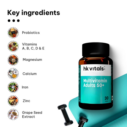 HK Vitals Multivitamin Adults 50+ Tablets - Distacart