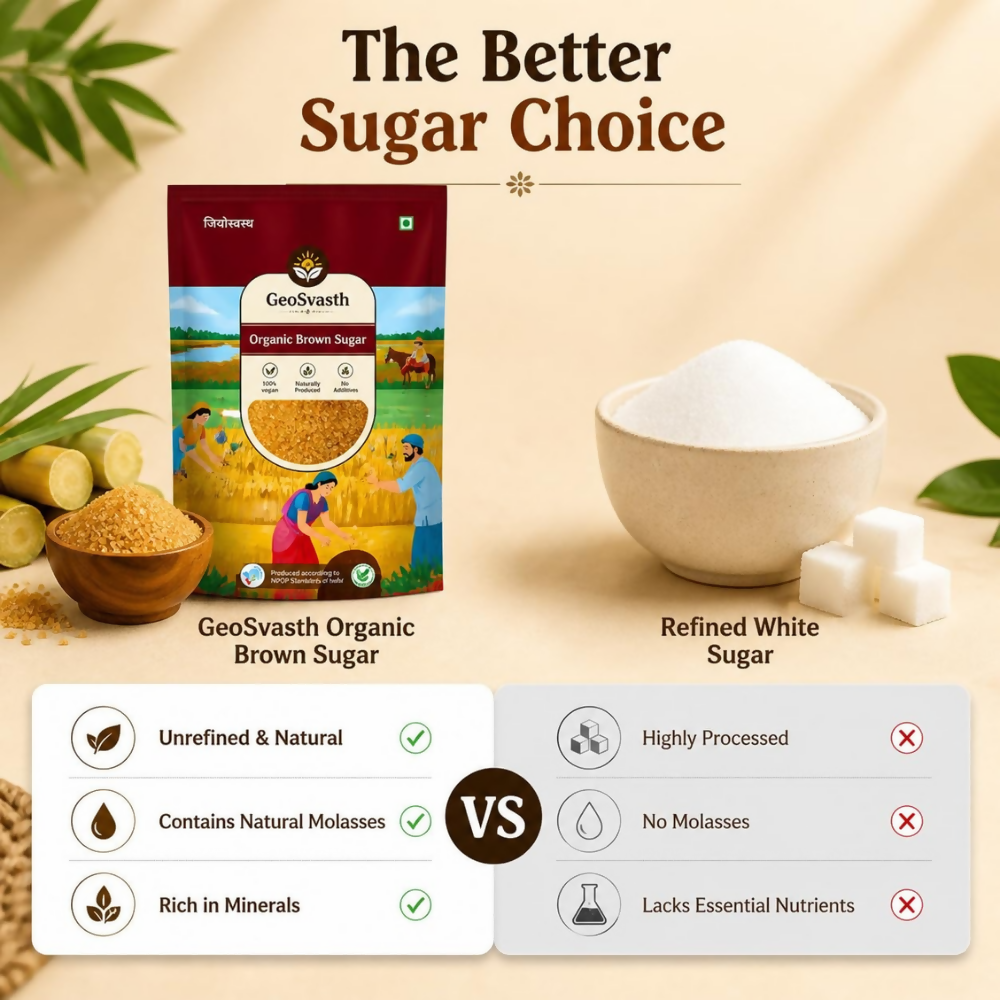 Geosvasth Organic Brown Sugar - Dista