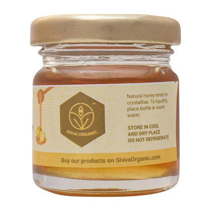 Shiva Organic Lemon Infused Organic Honey 50 gm 100% Natural Organic & Pure Honey